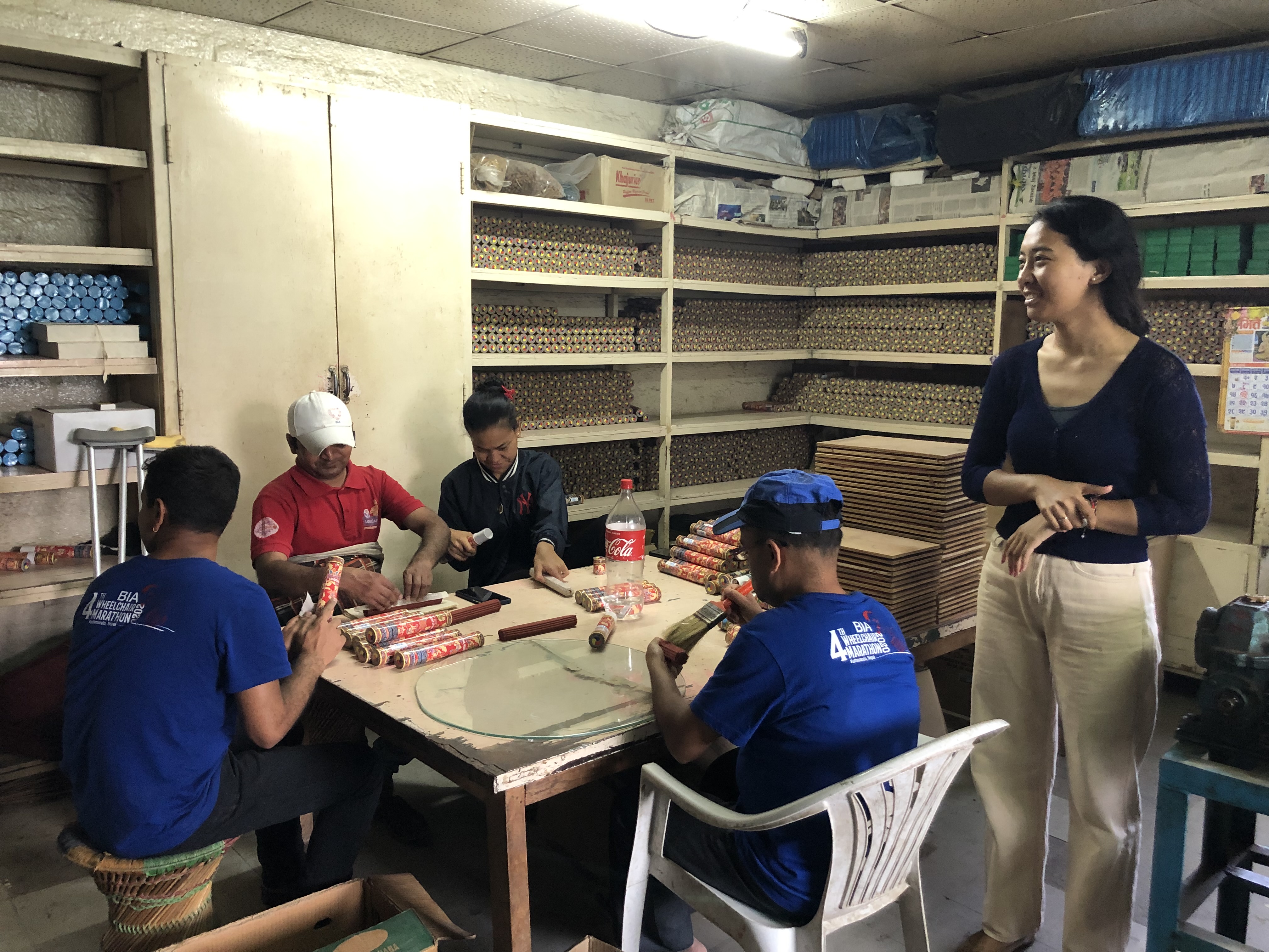 Atelier de fabrication d'encens