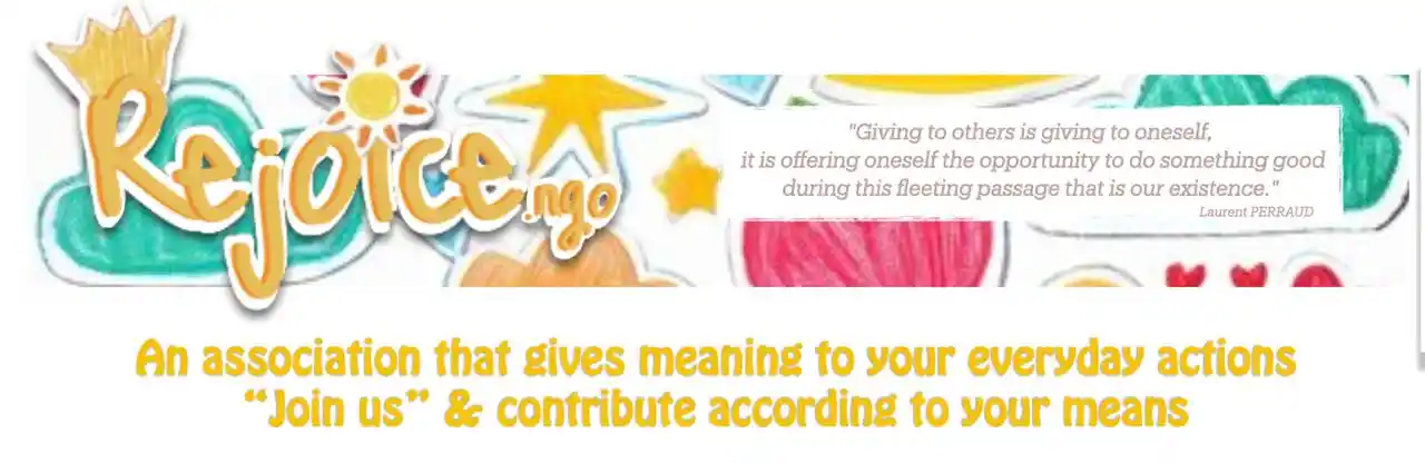 header and title of the Rejoice page